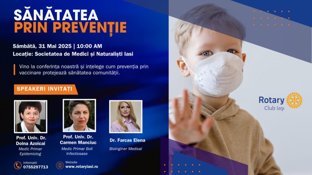 Conferința „Sănătatea prin prevenție” – un eveniment dedicat importanței vaccinării